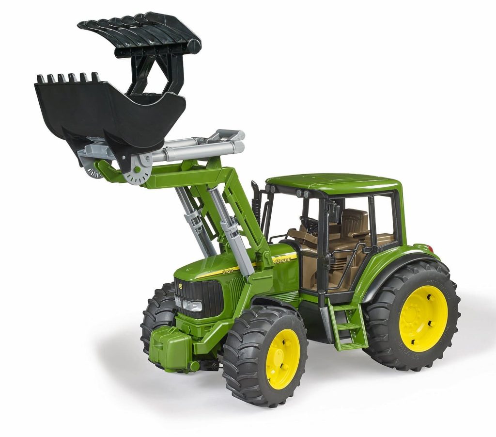 tracteur john deere 6920 et sa fourche
